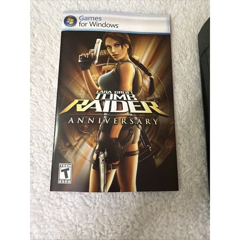LARA CROFT Tomb Raider ANNIVERSARY Games WIN PC DVD ROM CIB Complete
